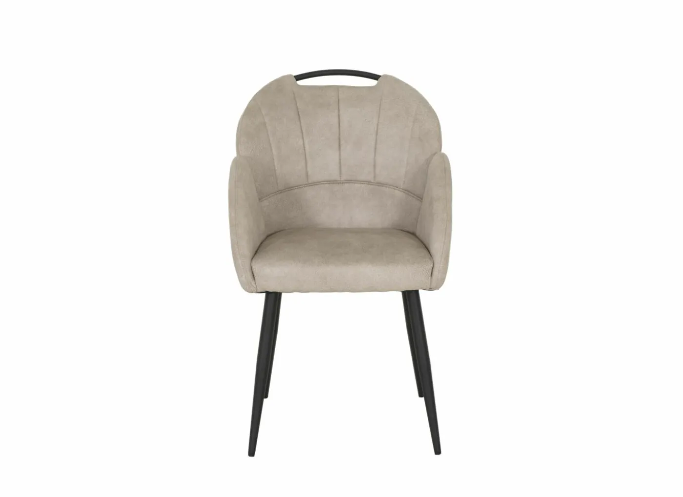 Kuipstoel ST2005 55x60x87,5cm - stof - zand
