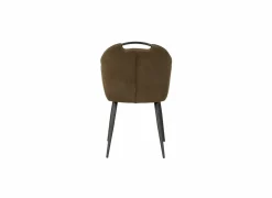 Kuipstoel ST2005 55x60x87,5cm - stof - mosgroen