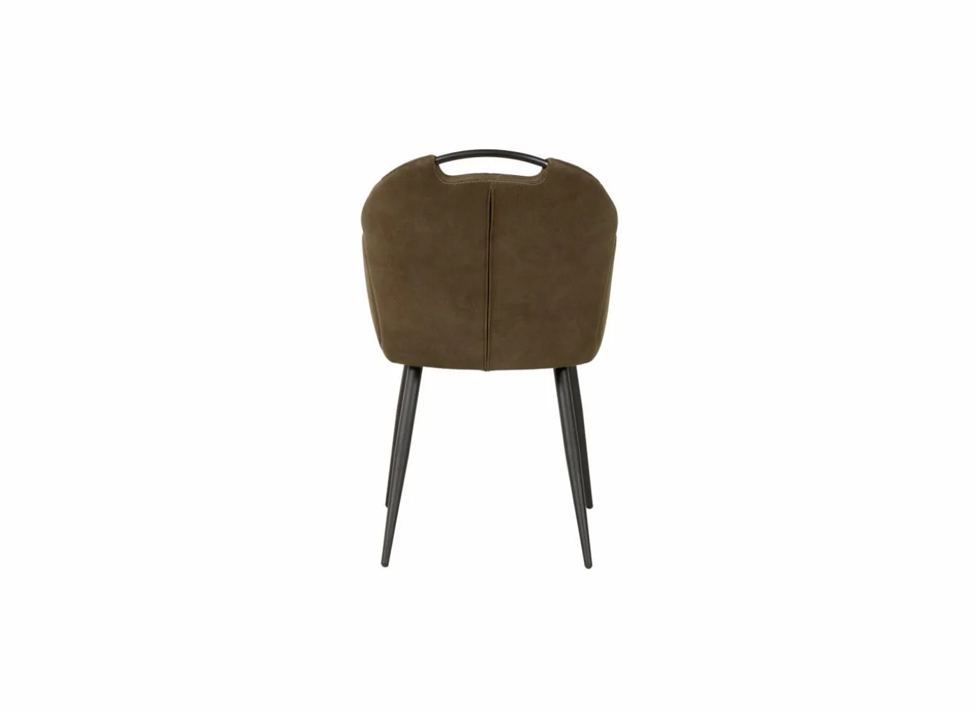 Kuipstoel ST2005 55x60x87,5cm - stof - mosgroen