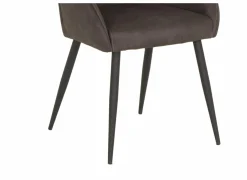 Kuipstoel ST2005 55x60x87,5cm - stof - antraciet