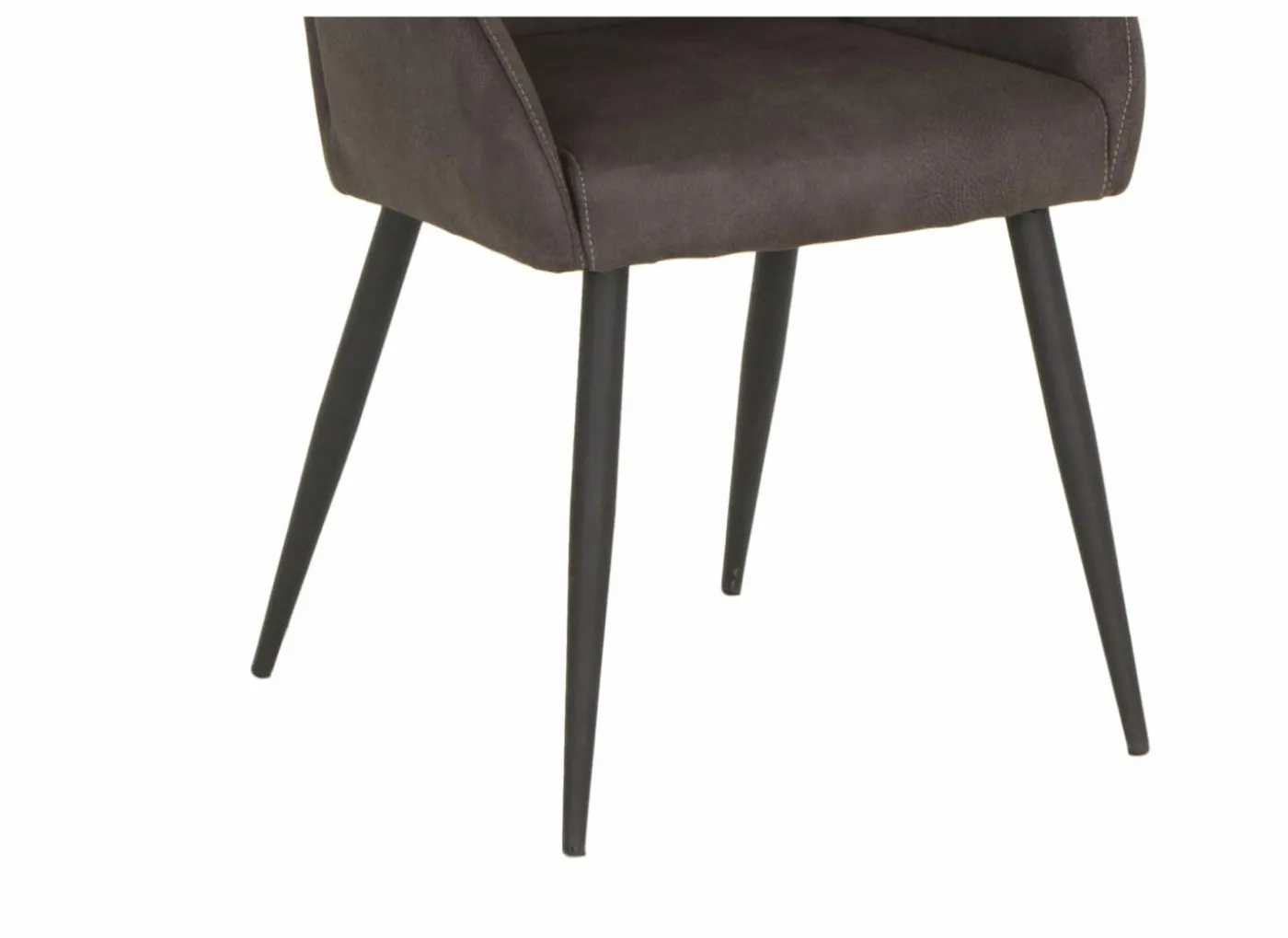 Kuipstoel ST2005 55x60x87,5cm - stof - antraciet
