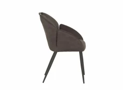 Kuipstoel ST2005 55x60x87,5cm - stof - antraciet