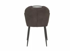 Kuipstoel ST2005 55x60x87,5cm - stof - antraciet