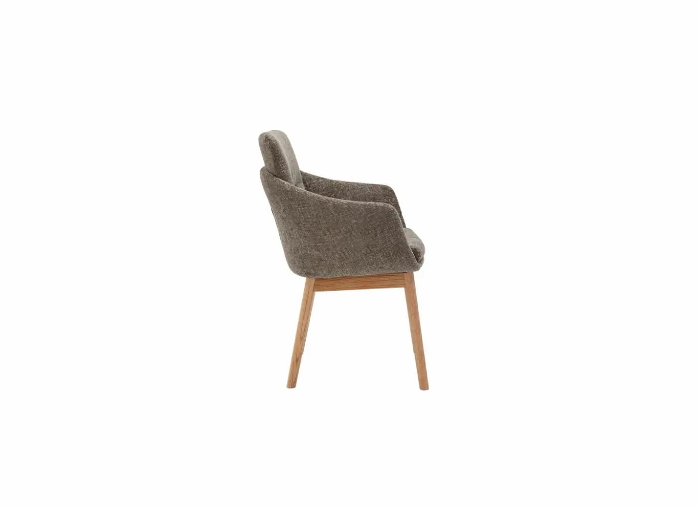 Kuipstoel Suya 59x69,5x87cm - polyestervezel - taupe