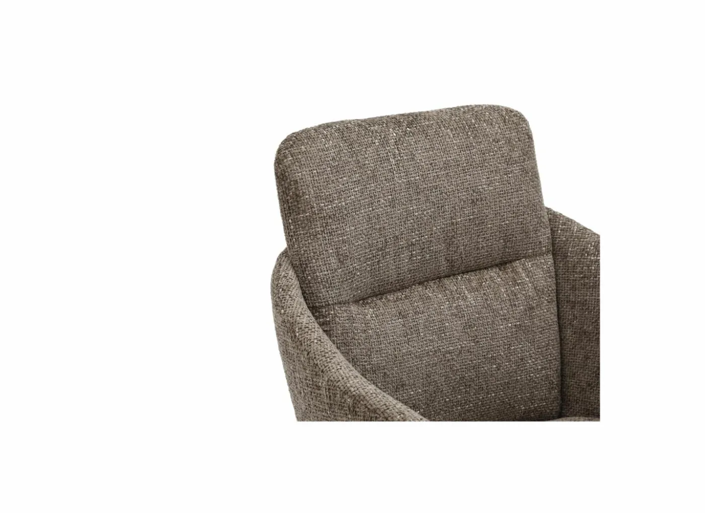 Kuipstoel Suya 59x69,5x87cm - polyestervezel - taupe