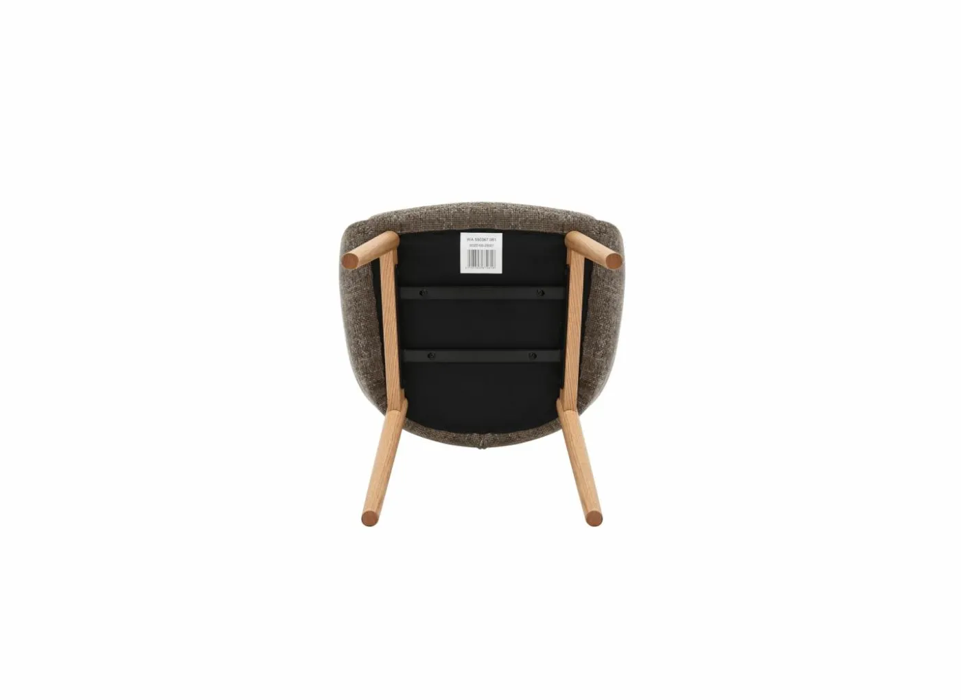 Kuipstoel Suya 59x69,5x87cm - polyestervezel - taupe