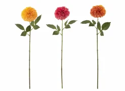 Kunstbloem Boeket Dahlia Mix H66cm