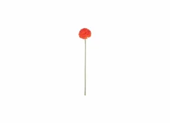 Kunstbloem Chrysant H78cm - kunststof - oranje
