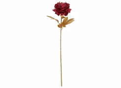 Kunstbloem Pioenroos H76cm - kunststof - multicolor