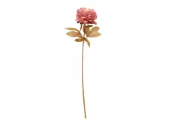 Kunstbloem Pioenroos H76cm - kunststof - multicolor