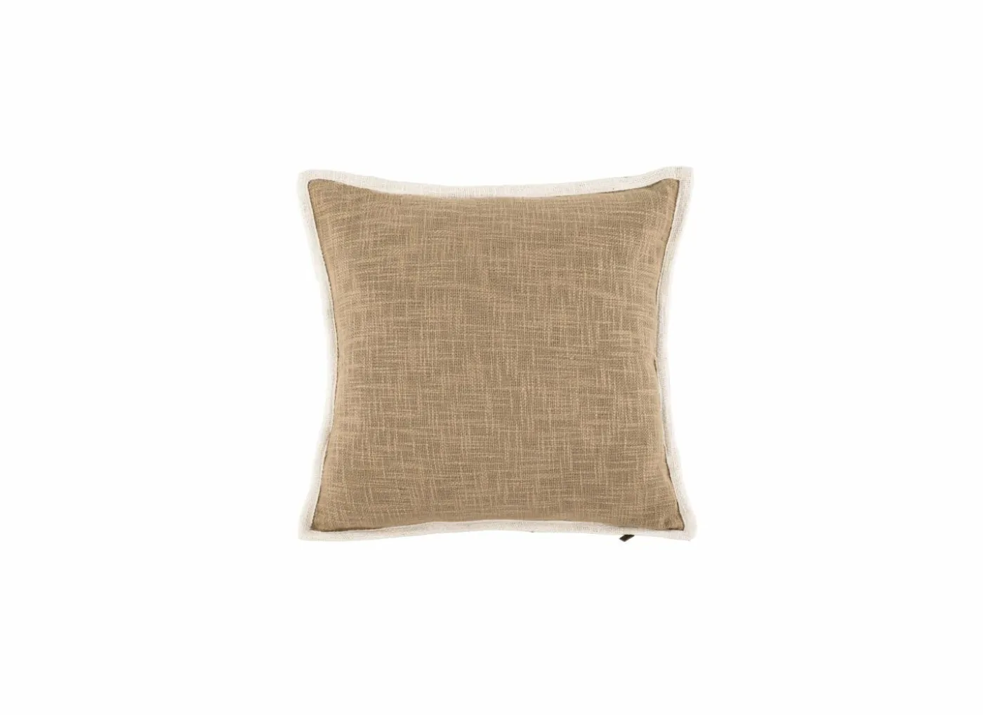 Kussen Cotton Slub 45x45cm - katoen - sand