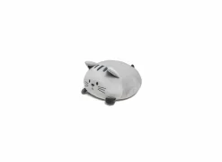Kussen Kitty 33x20cm - polyester - grijs