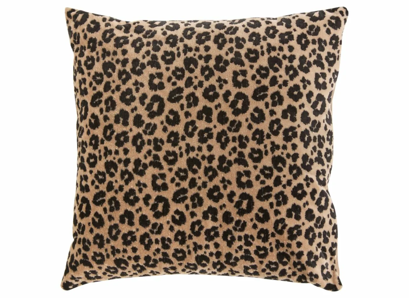 Kussen Lynra 40x40cm - polyester - zwart & bruin
