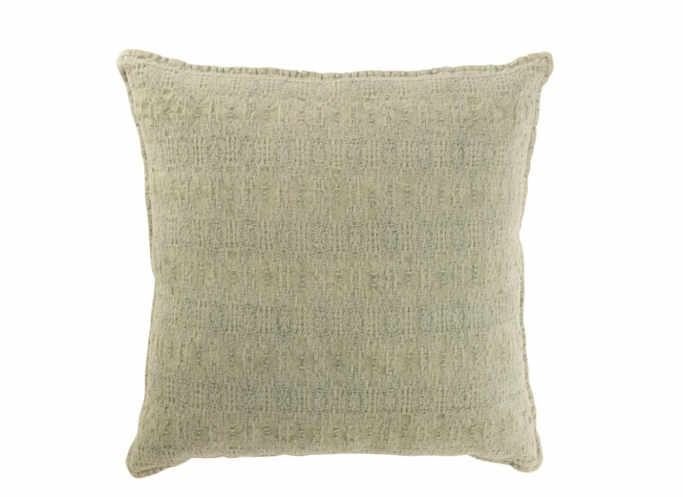 Kussen Motief 50x50cm - polyester - muntgroen