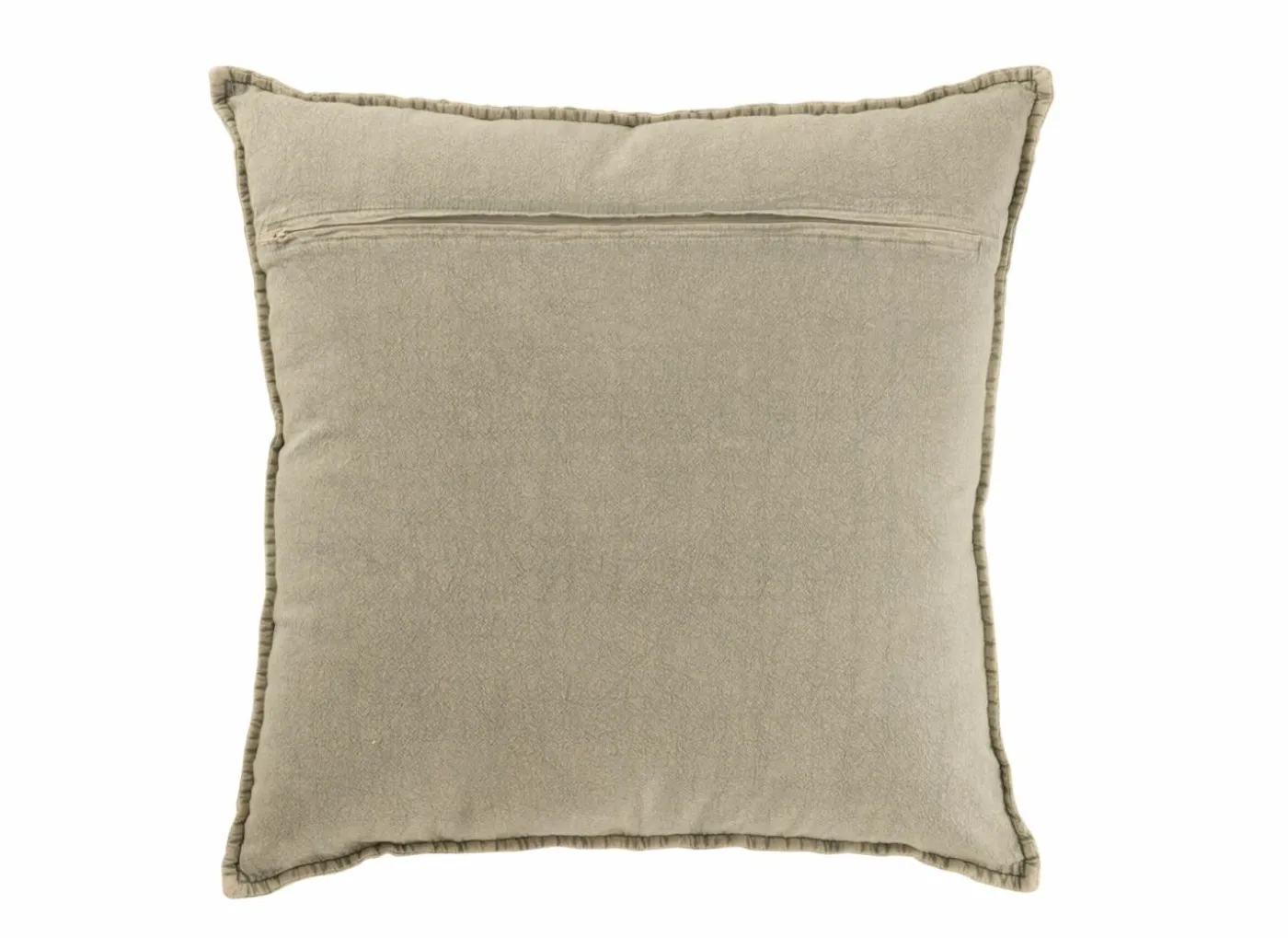 Kussen Motief 50x50cm - polyester - muntgroen