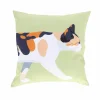 Kussen Outdoor Lapjeskat 49x49cm - stof - multicolor
