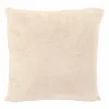 Kussen Pippa 45x45cm - flanel - ivoor