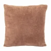 Kussen Pippa 45x45cm - flanel - mokka