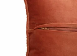 Kussen Soana 45x45cm - bouclé - terracotta