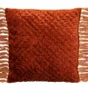 Kussen 45x45cm - stof - koper