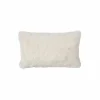 Kussen Zaya 50x30cm - stof - snow white