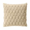 Kussen Zion 45x45cm - polyester - tofu