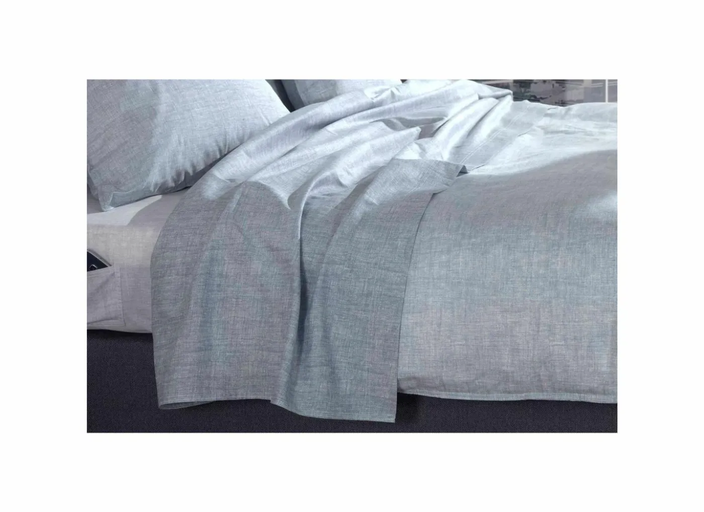Kussensloop 70x60cm denim