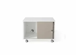 Ladeblok 83x60x55cm - melamine - wit & arcilla