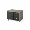 Ladeblok 83x60x55cm - melamine - zwart & nebraska