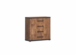 Ladekast Ellen 80x40x82cm - decor - acacia & zwart