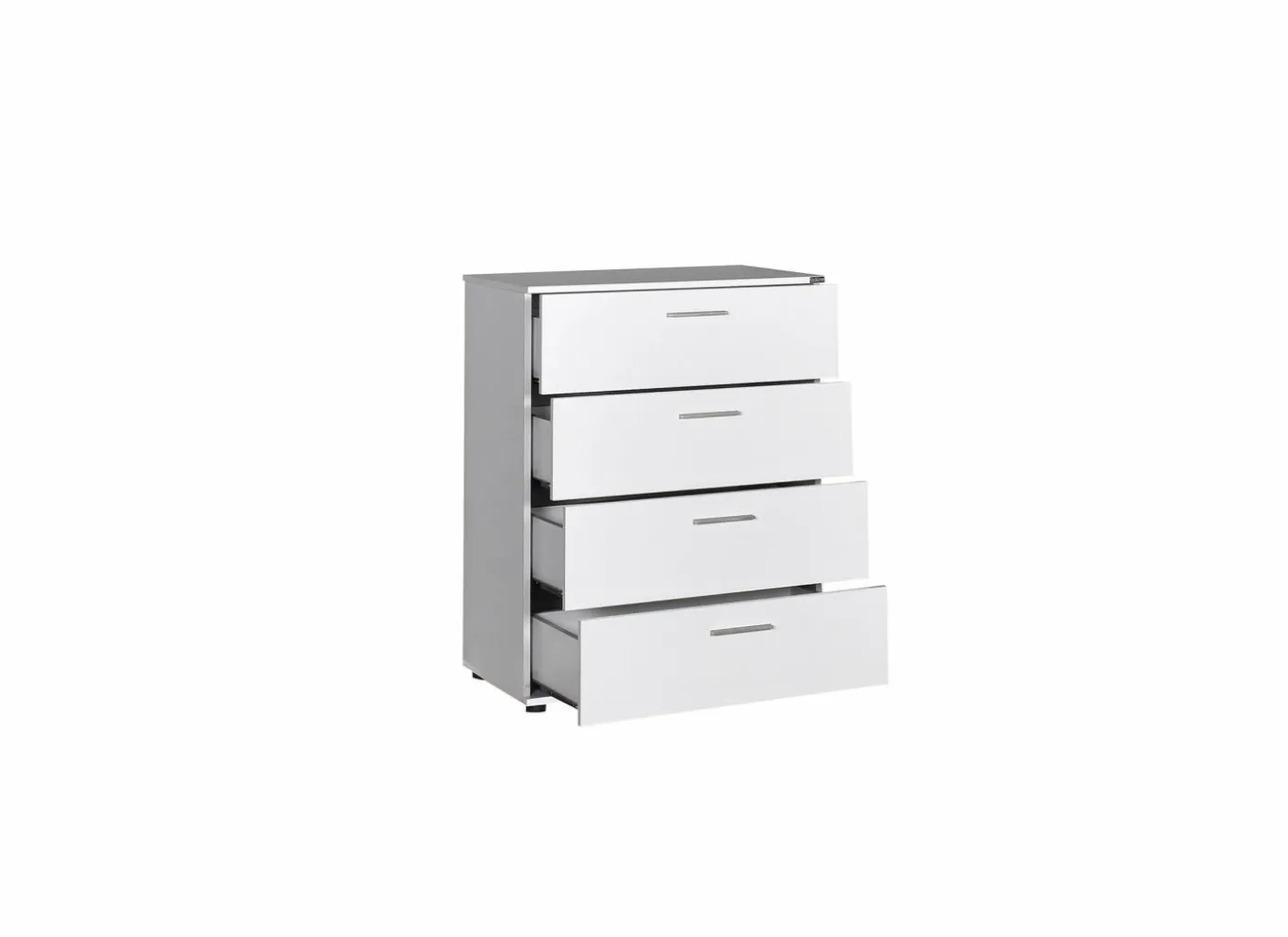 Ladekast Komodo 73x44x96cm - melamine - wit
