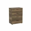 Ladekast Komodo 73x44x96cm - melamine - walnoot