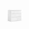 Ladekast Naia 77x50x71cm - MDF - wit hoogglans