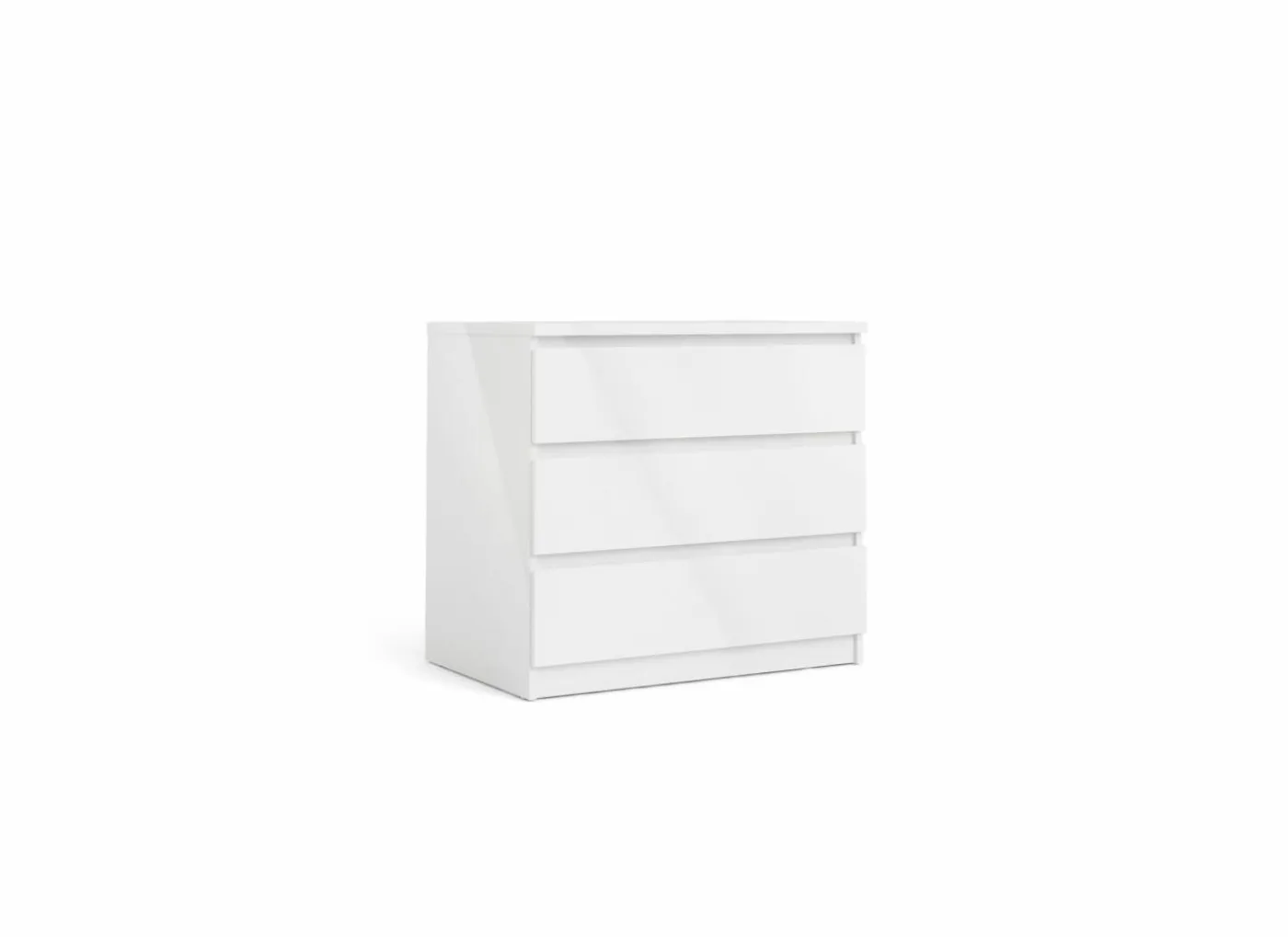 Ladekast Naia 77x50x71cm - MDF - wit hoogglans