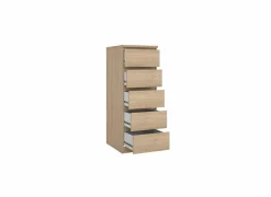 Ladekast Naia 41x50x111cm - melamine - jackson hickory