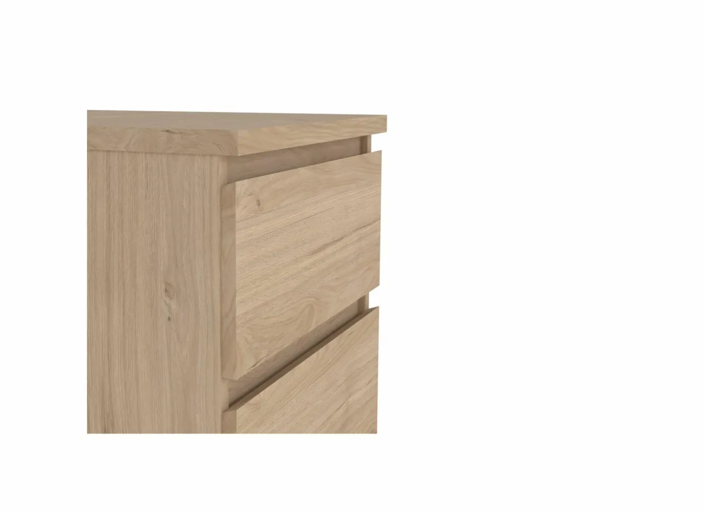 Ladekast Naia 41x50x111cm - melamine - jackson hickory