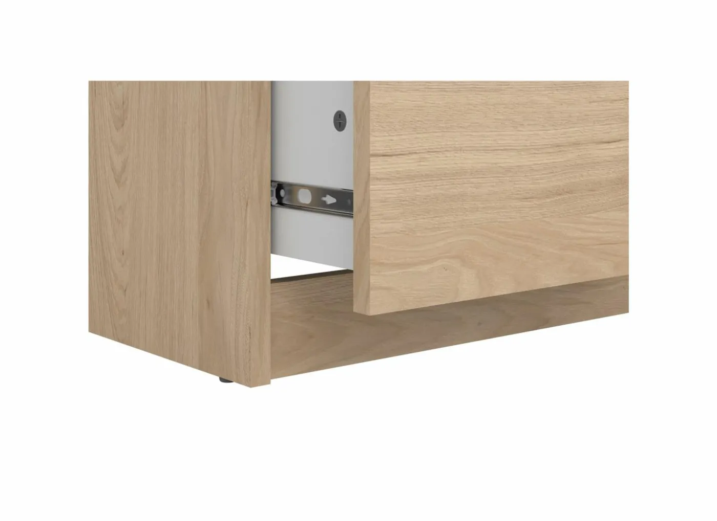 Ladekast Naia 41x50x111cm - melamine - jackson hickory