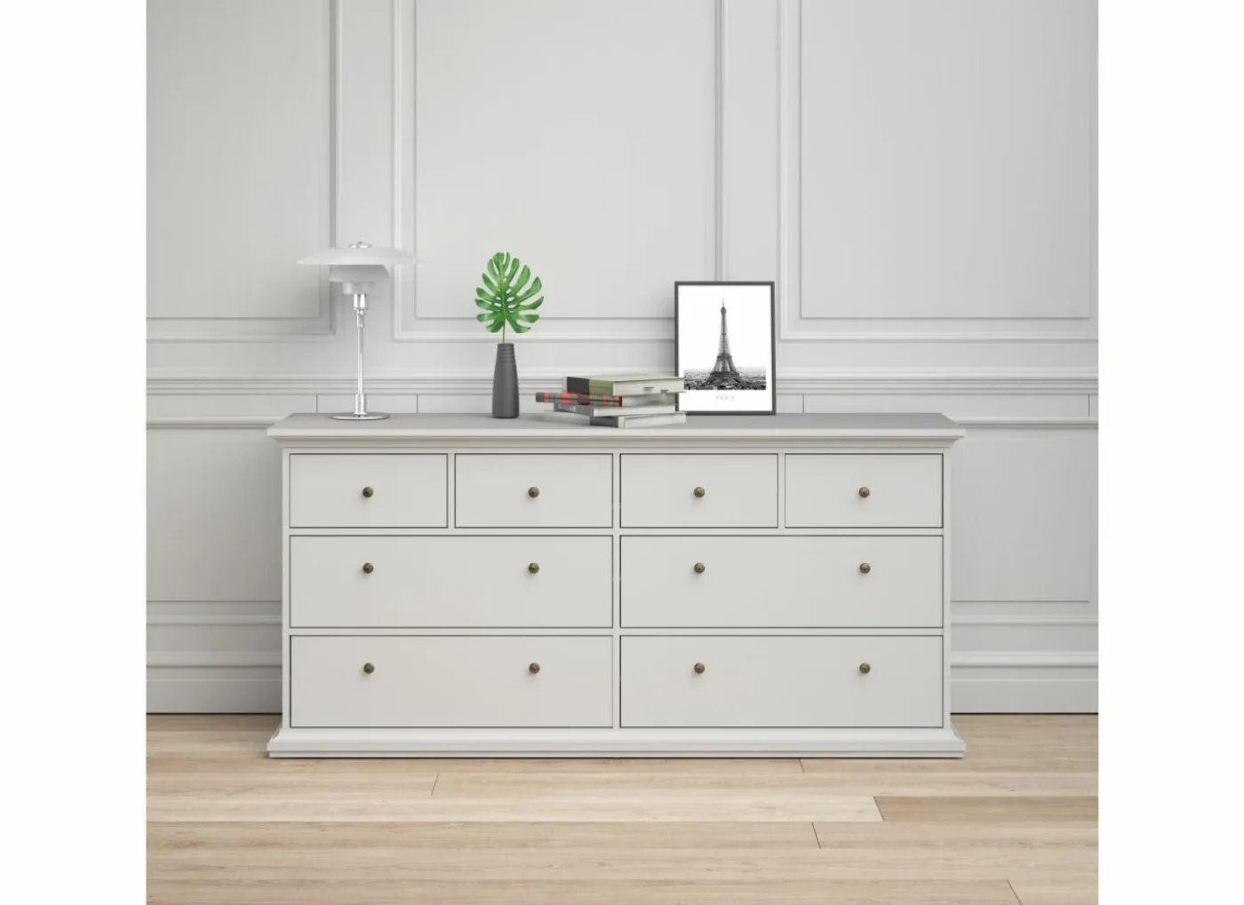 Ladekast Paris 183x49x87cm - decor - wit