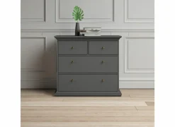 Ladekast Paris 97x49x87cm - decor - mat grijs