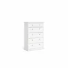 Ladekast Paris 96x49x140cm - decor - wit
