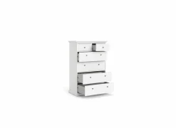 Ladekast Paris 96x49x140cm - decor - wit