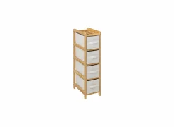 Ladekast Tidy 19x33x78,5cm - bamboe - naturel