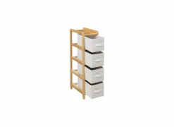 Ladekast Tidy 19x33x78,5cm - bamboe - naturel
