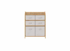 Ladekast Tidy 66x33x78,5cm - bamboe - naturel