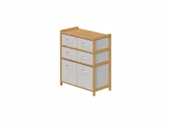 Ladekast Tidy 66x33x78,5cm - bamboe - naturel