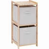Ladekast Tidy 35x33xH77,5cm - bamboe - naturel