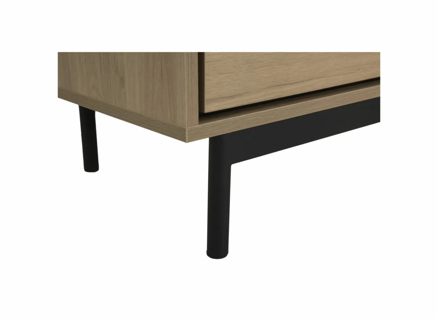 Ladekast Token 73x39,6x118,6cm - melamine - eik