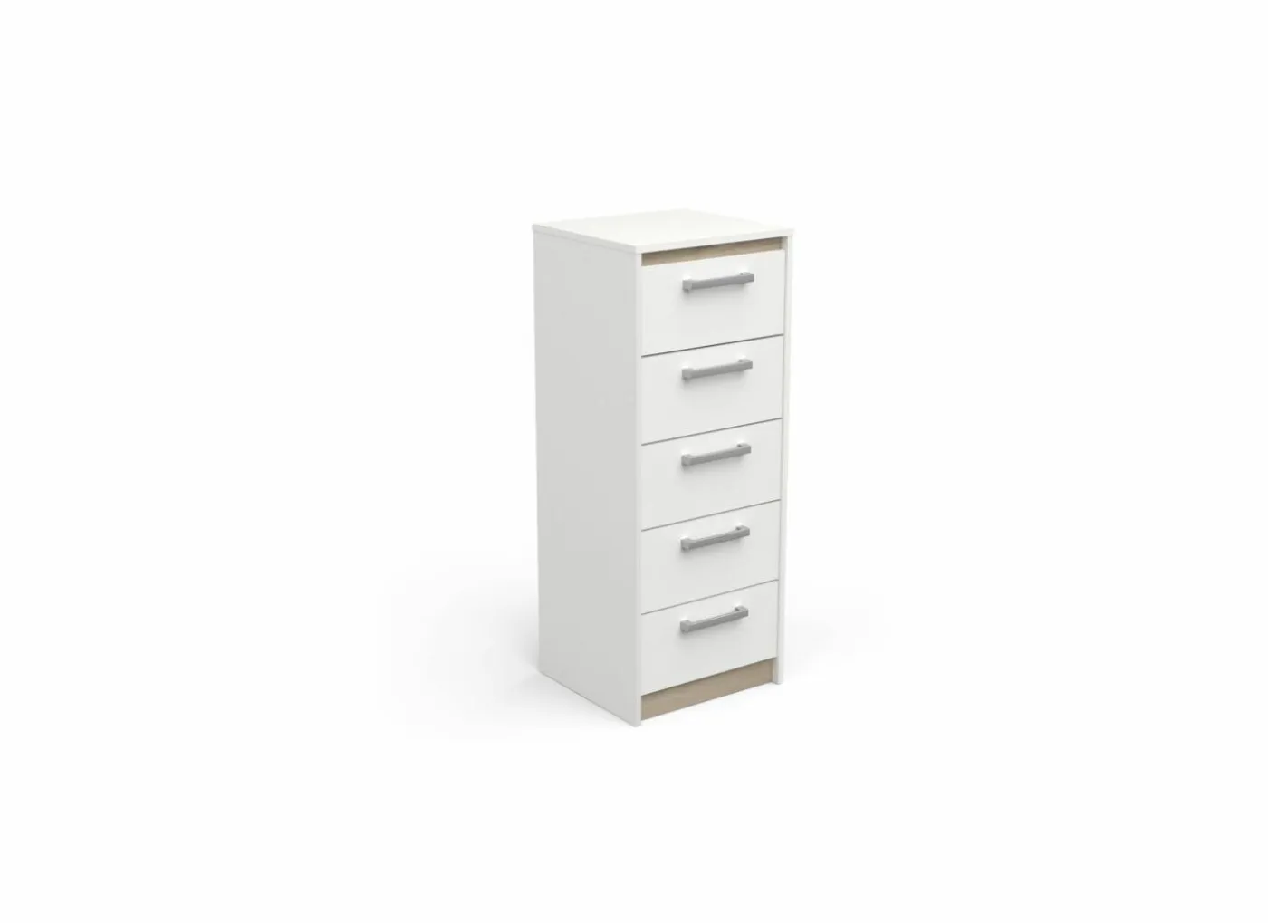 Ladekast Watson 43x40x107cm - decor - kronberg eik & wit