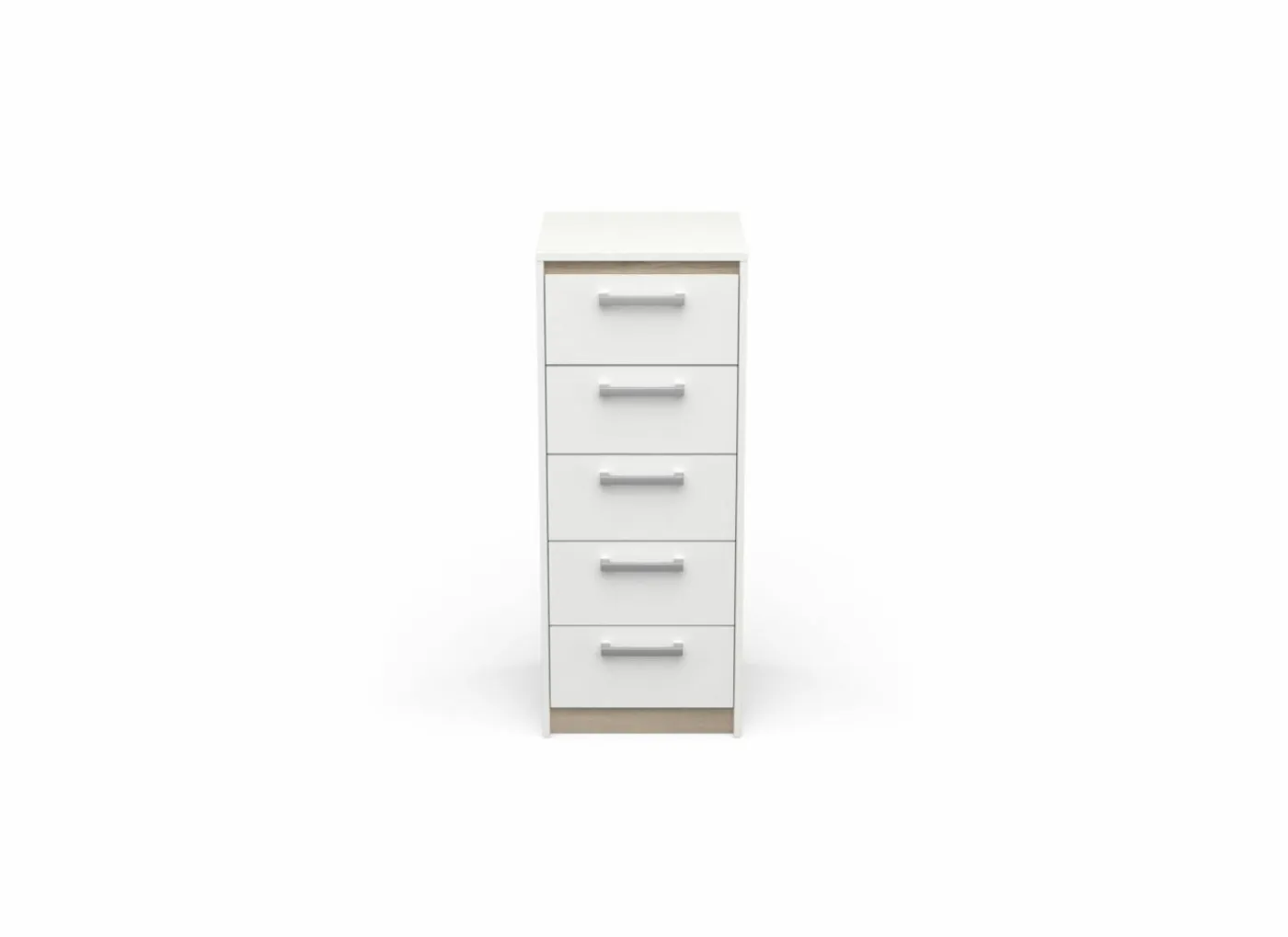Ladekast Watson 43x40x107cm - decor - kronberg eik & wit