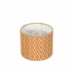 Lampenkap Ø15x15cm - stof - oranje